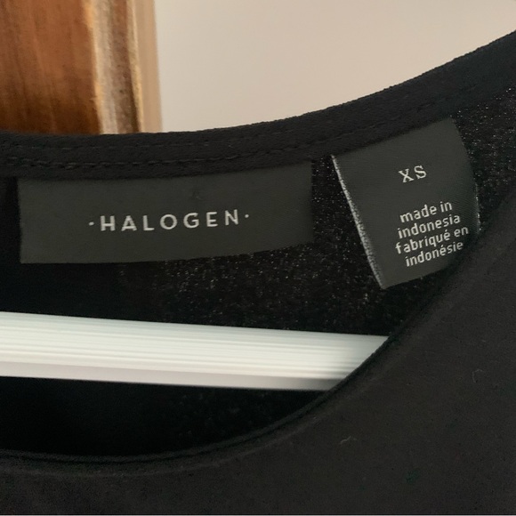 HALOGEN| Sleeveless Little Black Dress Mid Length | Nordstrom Sz XS - Picture 2 of 9